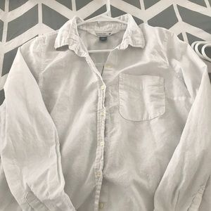 White button down